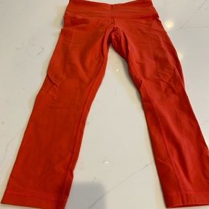 Lululemon orange leggings
